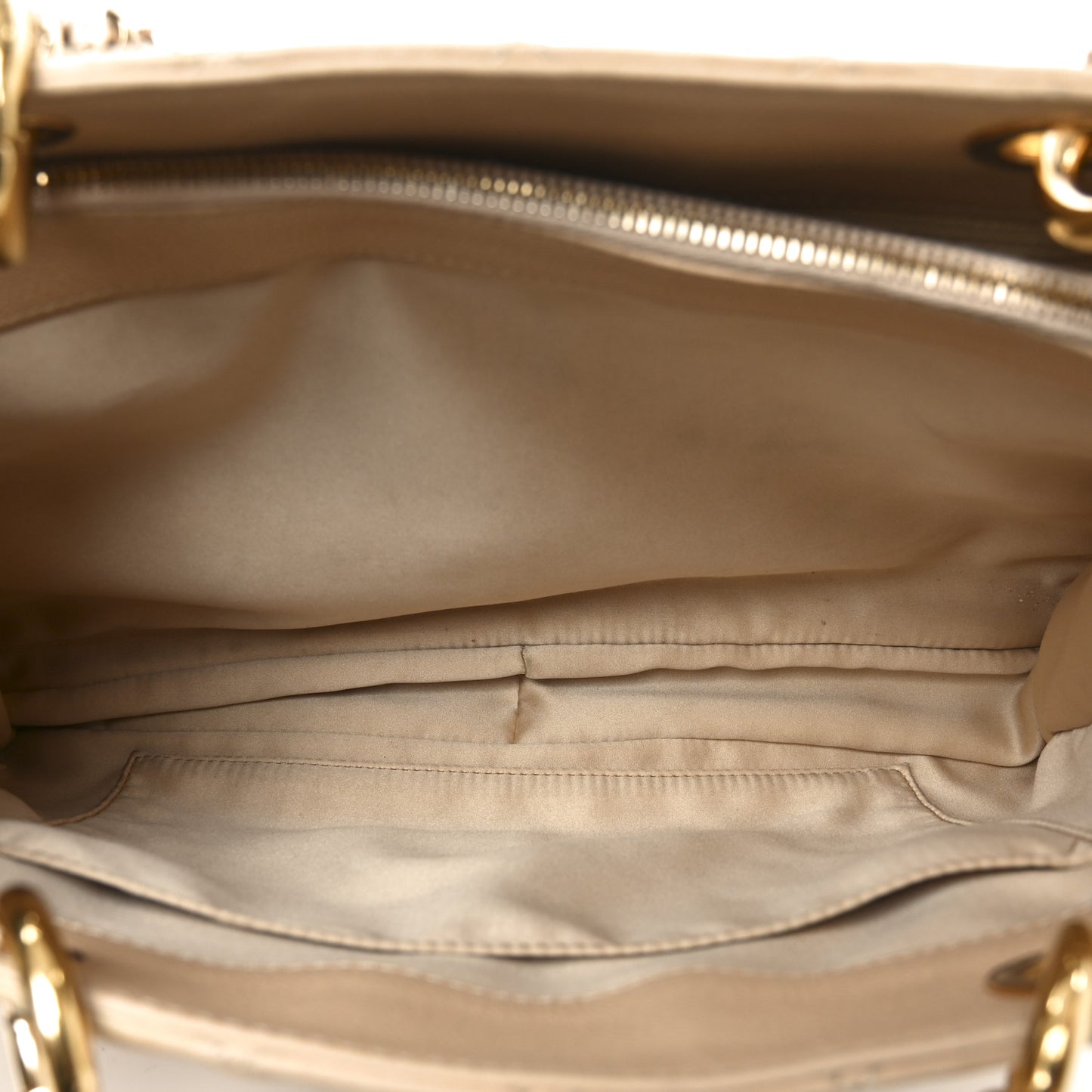 Caviar Quilted Grand Shopping Tote GST Beige