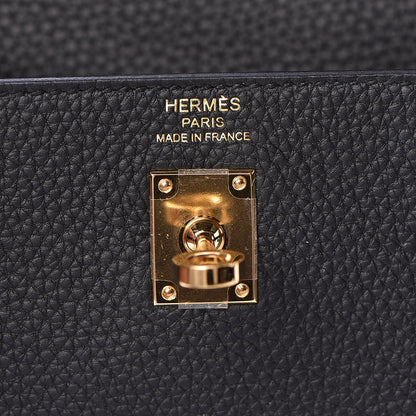 Hermes Togo Kelly Retourne 25 Black 28 of 40