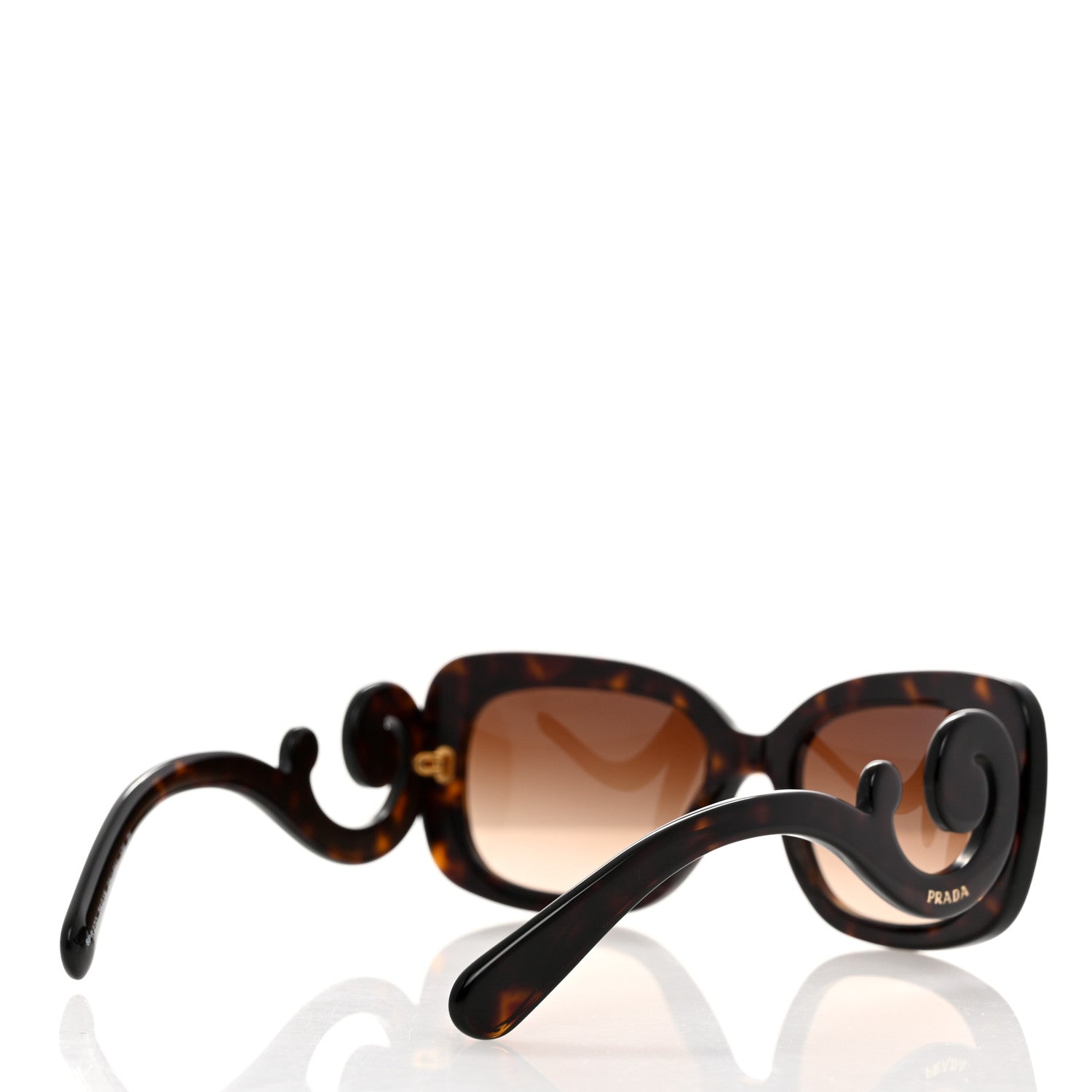Prada Baroque Sunglasses SPR 27O Tortoise 4 of 8