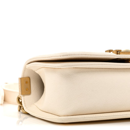 Chanel Caviar Quilted Small Boy Flap White 9 of 11