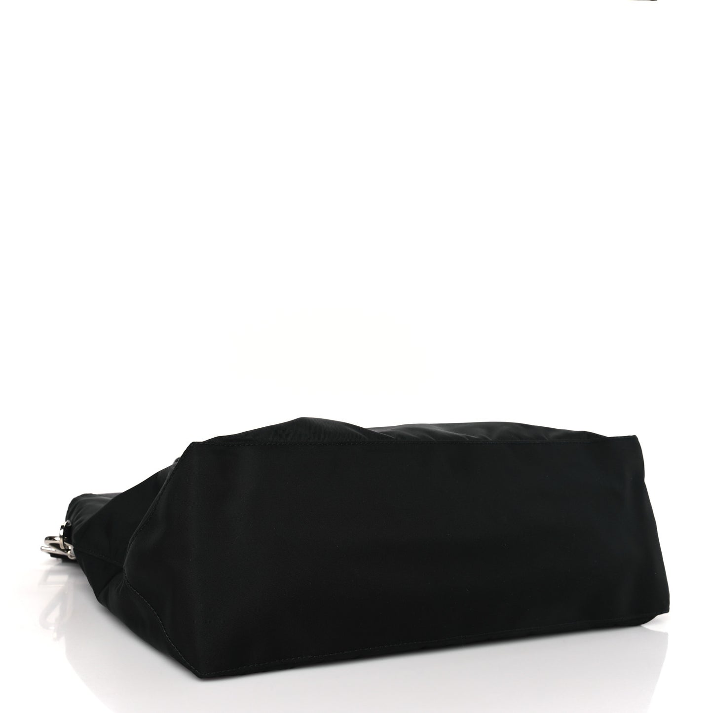 Nylon Vela East West Shopper Tote Black