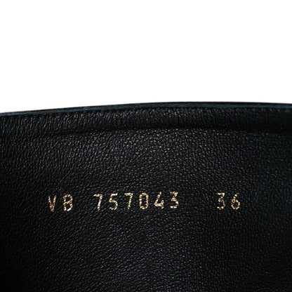 Saint Laurent Vitello Marilyn Betty 70 Ankle Zip Boots 36 Black 8 of 10