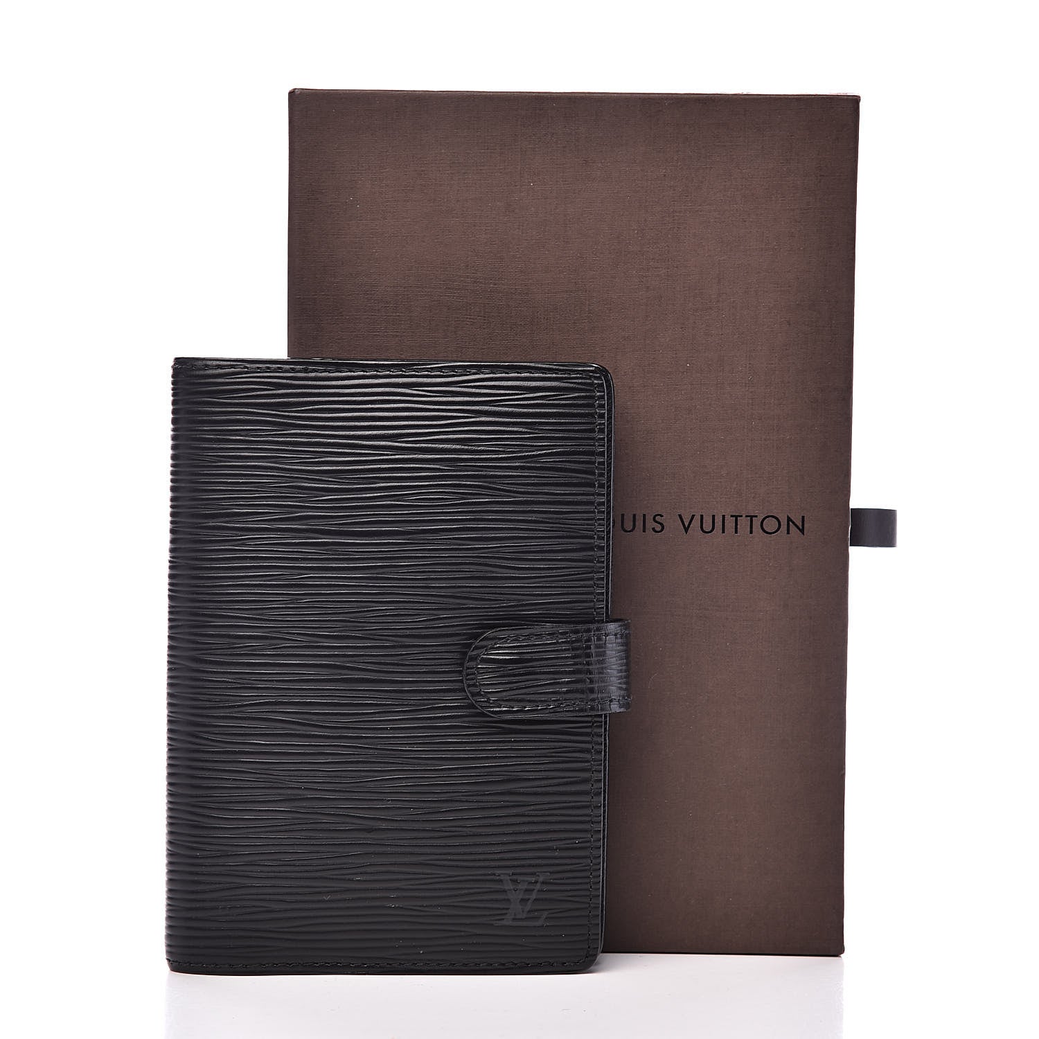 Louis Vuitton Epi Small Ring Agenda Cover Black 9 of 9