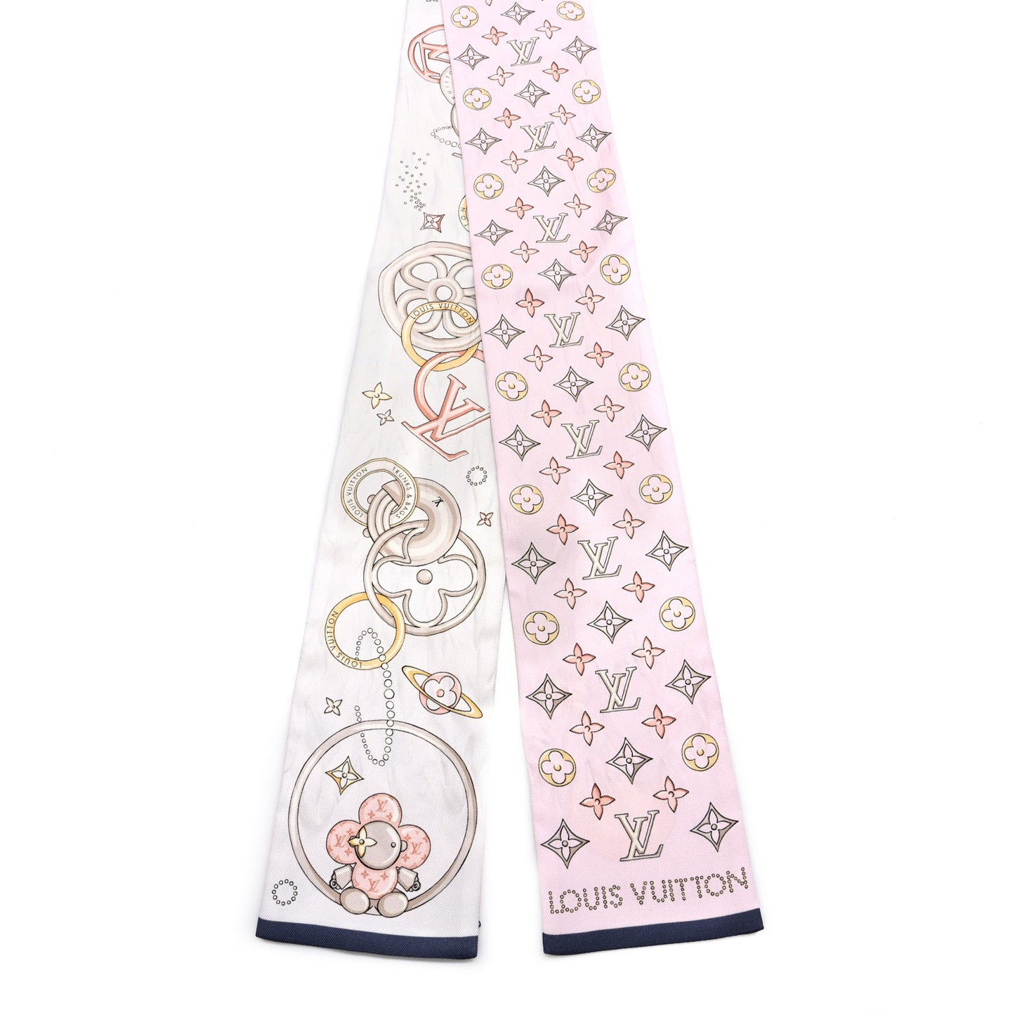 Silk Monogram Vivenne And Beyond Bandeau Rose Clair