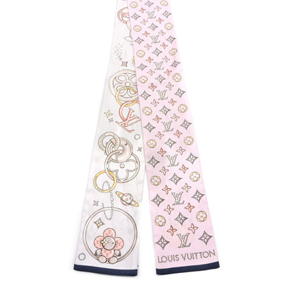 Louis Vuitton Silk Monogram Vivenne And Beyond Bandeau Rose Clair 2 of 3