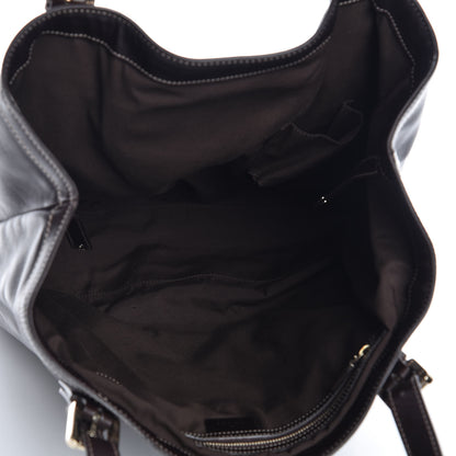 Gucci Calfskin Large Britt Shoulder Bag Dark Brown 5 of 11