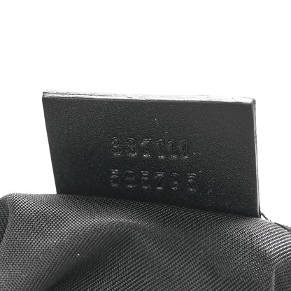 Gucci GG Supreme Monogram Web Messenger Bag Black 6 of 13