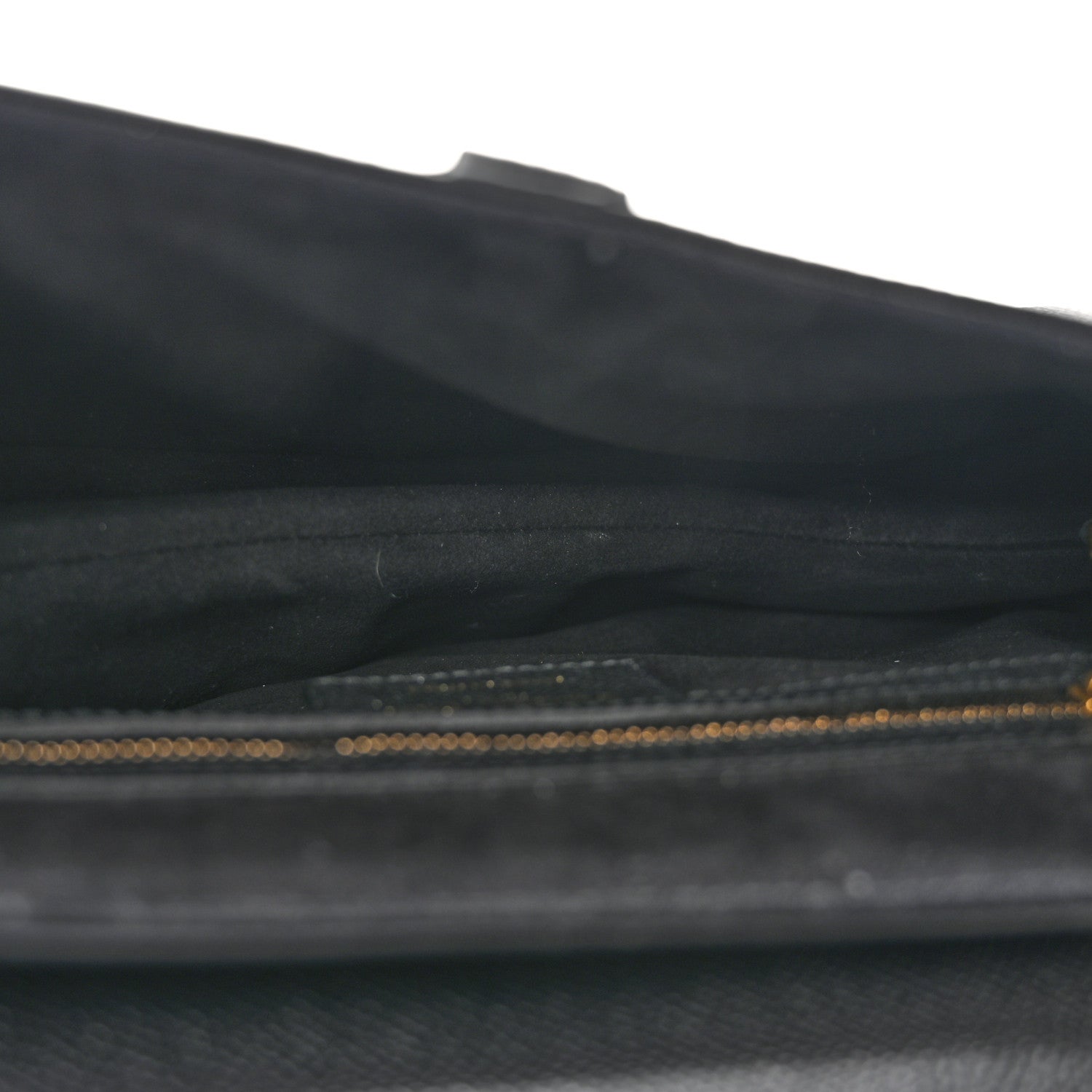 Christian Dior Grained Calfskin Saddle Bag With Strap Black 5 of 10