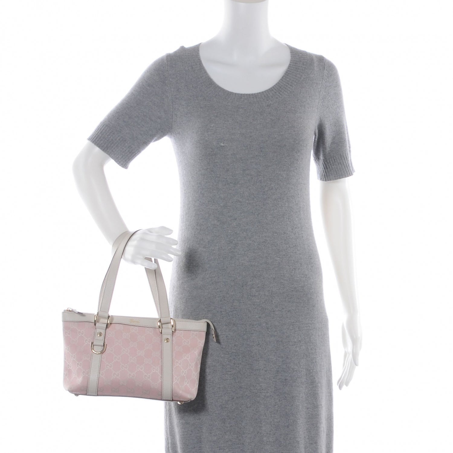 Gucci Monogram Small Abbey Pink 2 of 8