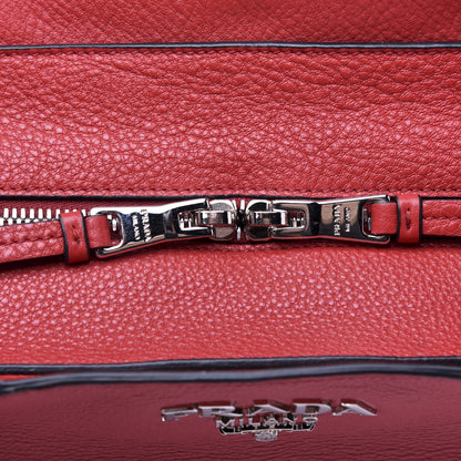 Prada Vitello Phenix Tote Rosso 10 of 10
