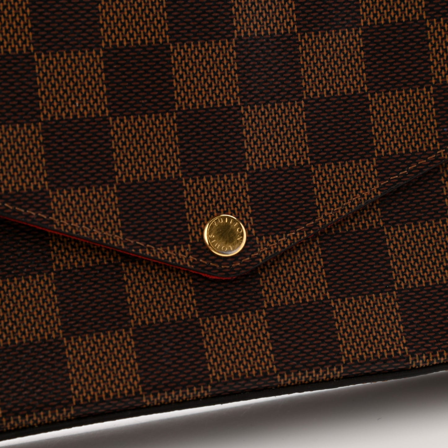 Damier Ebene Pochette Felicie Chain Wallet