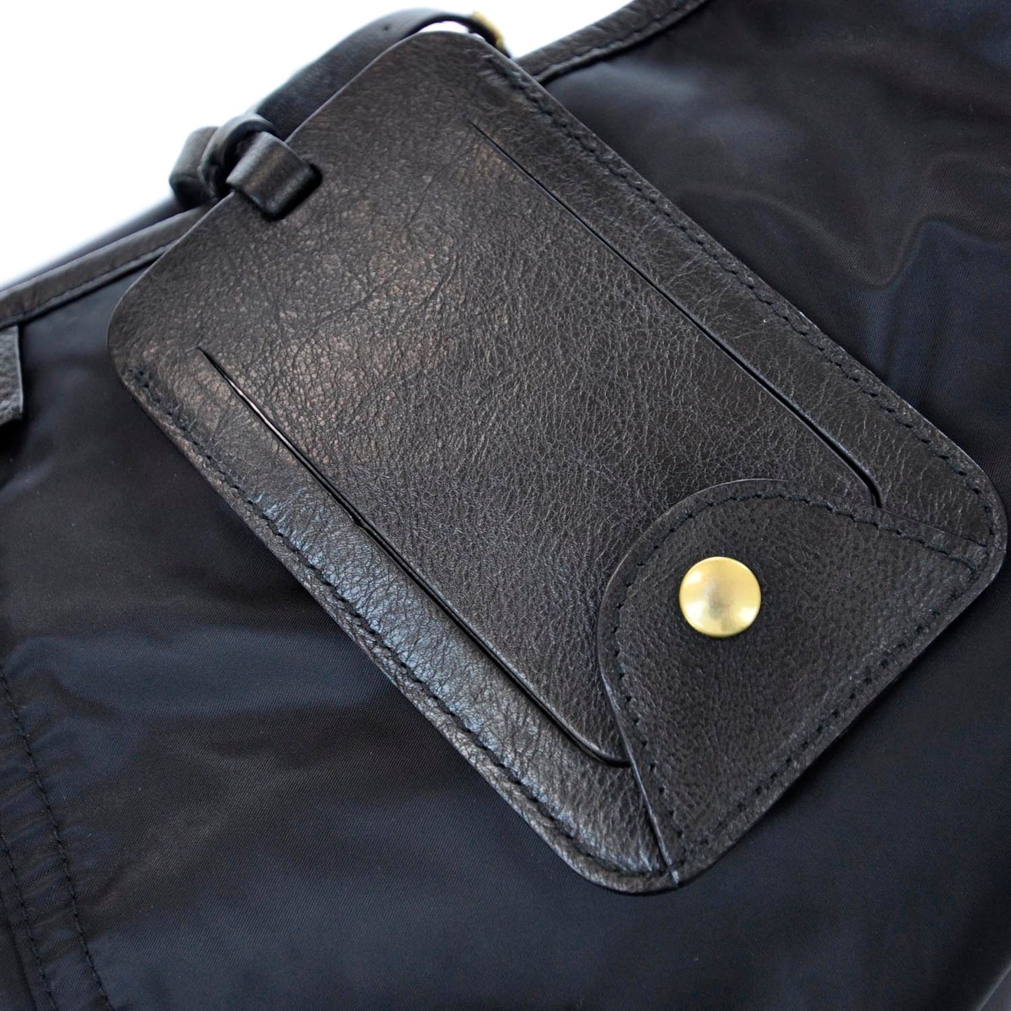 Nylon Tanger Tote Unisex Black