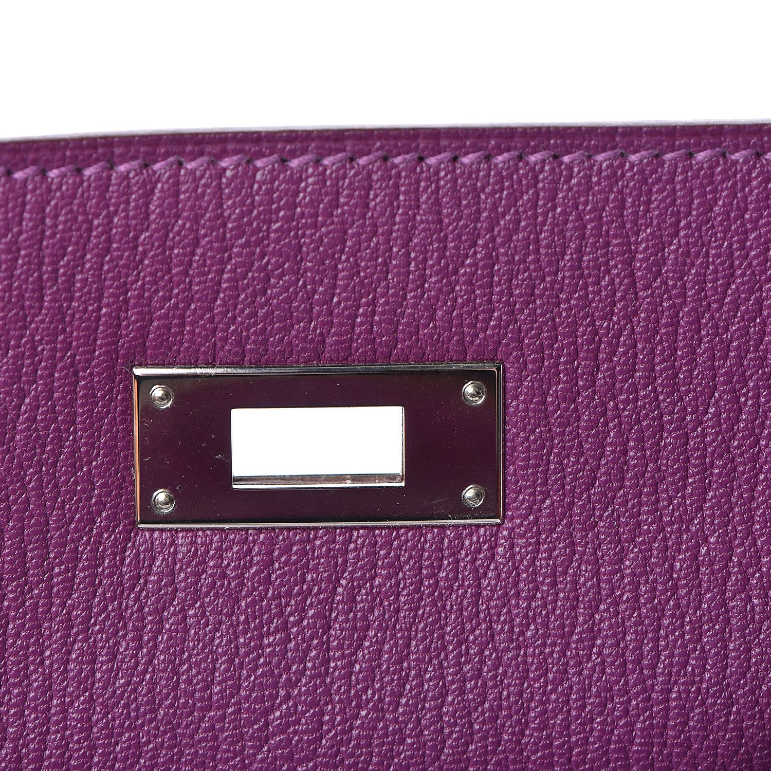 Hermes Chevre Mysore Horseshoe Kelly Retourne 28 Anemone Iris 28 of 42