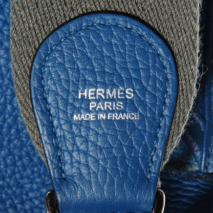 Hermes Taurillon Clemence Evelyne III TGM Bleu de Galice 12 of 14