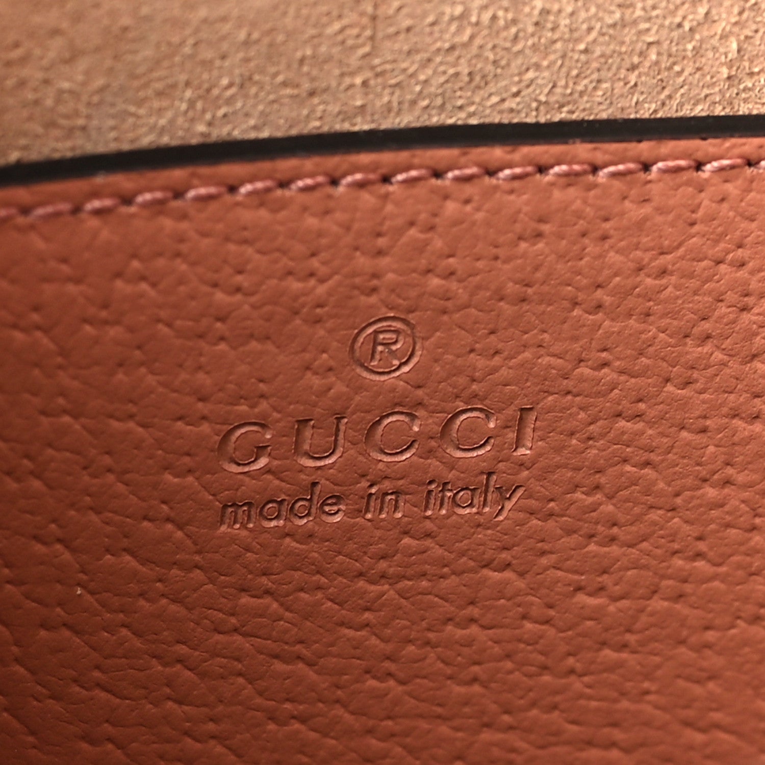 Gucci Monogram Textured Dollar Calfskin Small Ophidia Dome Shoulder Bag Cloche Rose Pink 6 of 8