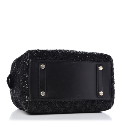 Louis Vuitton Sequin Monogram Sunshine Express Speedy Black 4 of 9