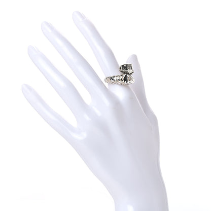 John Hardy Sterling Silver Macan Tiger Head Wrap Ring 50 5.5 2 of 8