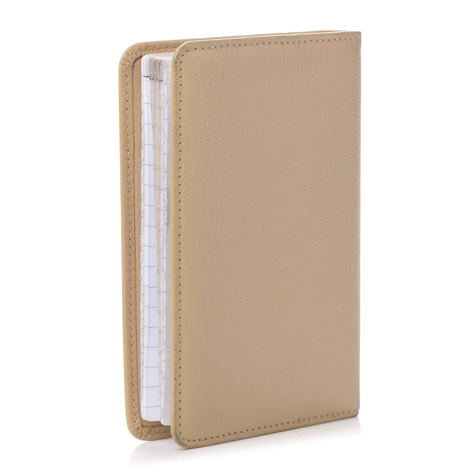Chanel Goatskin Small Pocket Agenda Cover Beige 2 of 7