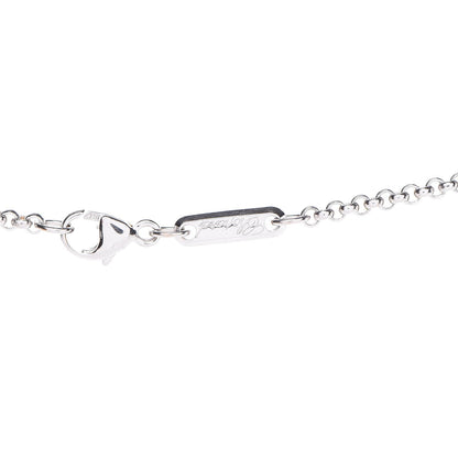 Chopard 18K White Gold Happy Diamonds Square Pendant Necklace 5 of 6