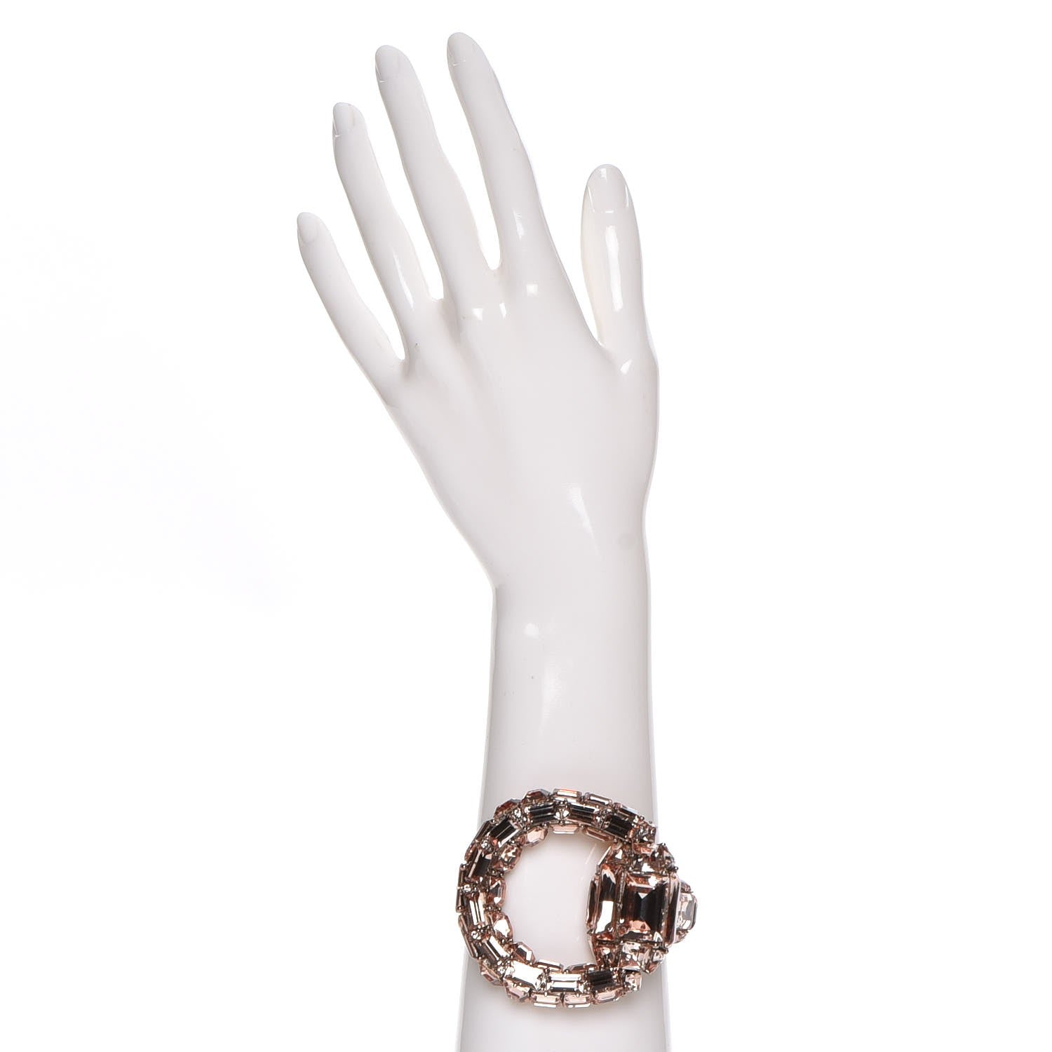 Gucci Crystal Horsebit Bangle 17 Pink 2 of 6