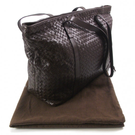 Woven Large Intrecciato Tote Ebano