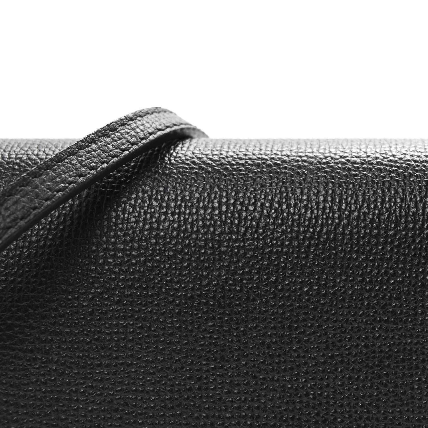 Burberry Grainy Calfskin House Check Henley Wallet On Chain Black 7 of 9