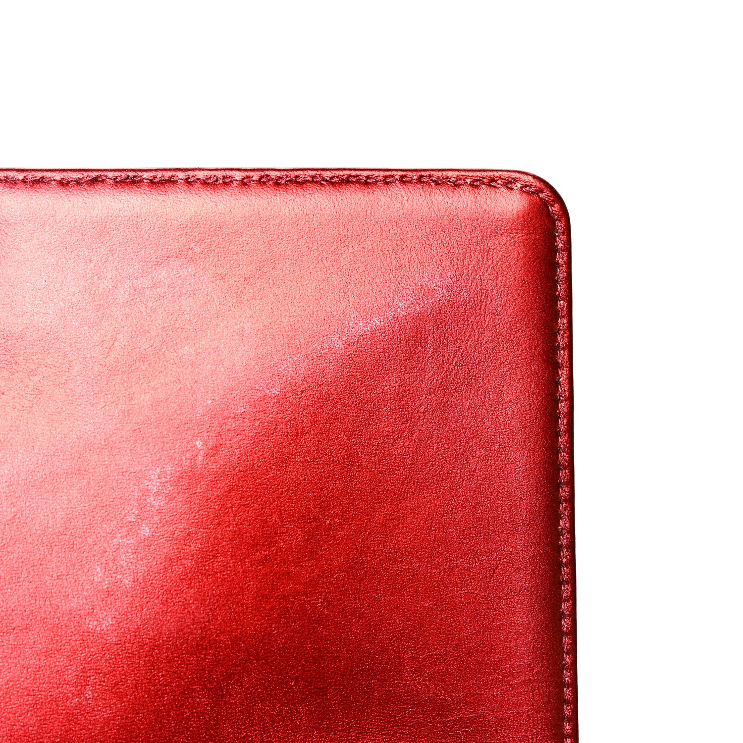 Chanel Metallic Patent Calfskin Quilted Medium Boy Flap Red 11 of 12