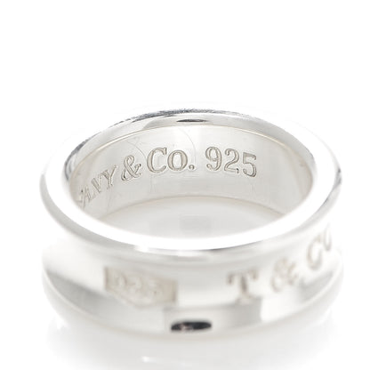 Tiffany Sterling Silver 1837 Band Ring 48 4.5 5 of 5