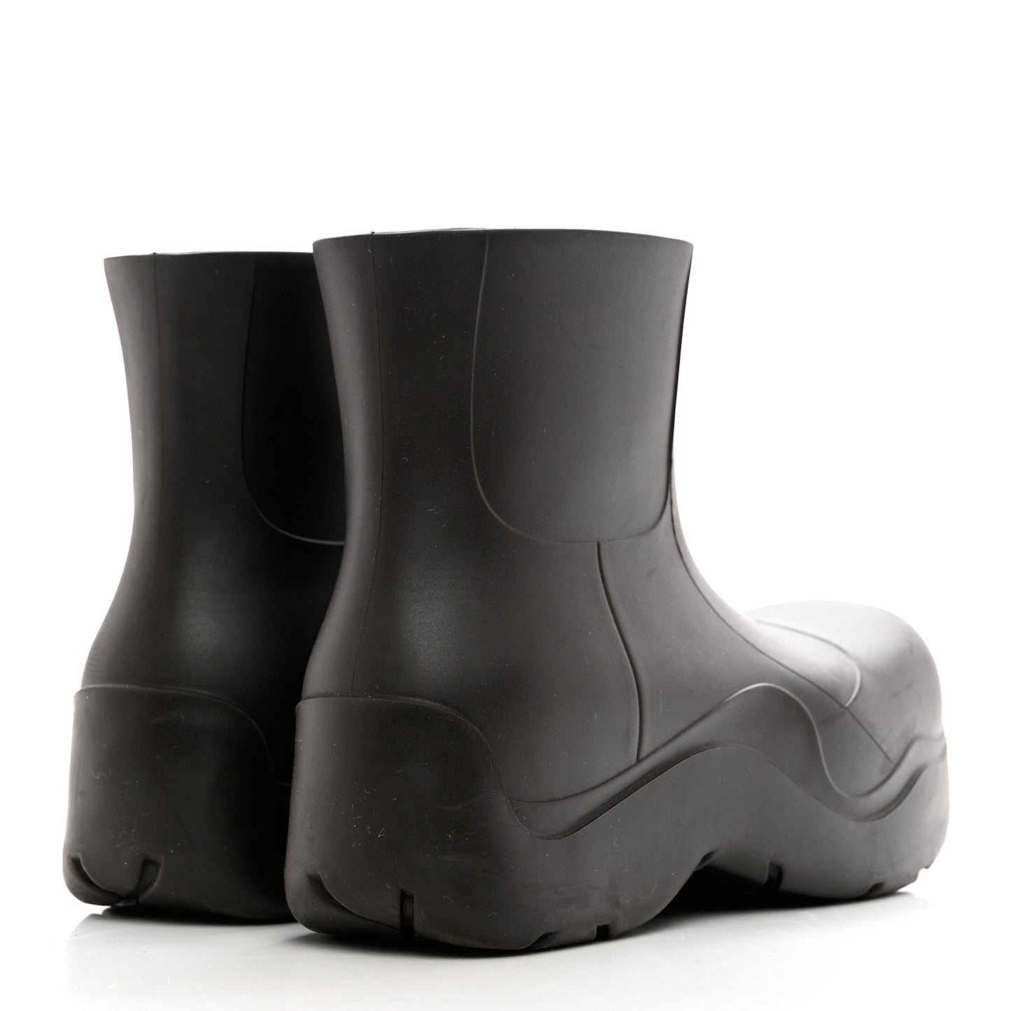 Rubber Puddle Ankle Boots 38 Black