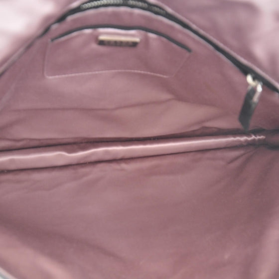 Prada Vernice Flat Clutch Black 7 of 10