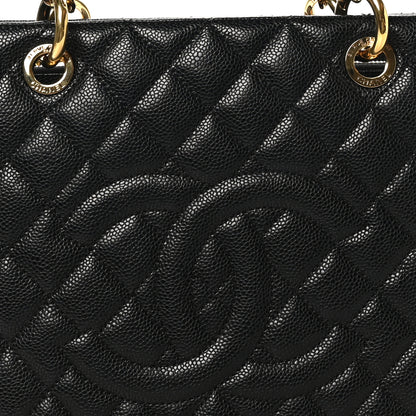 Chanel Caviar Quilted Grand Shopping Tote GST Black 17 of 22