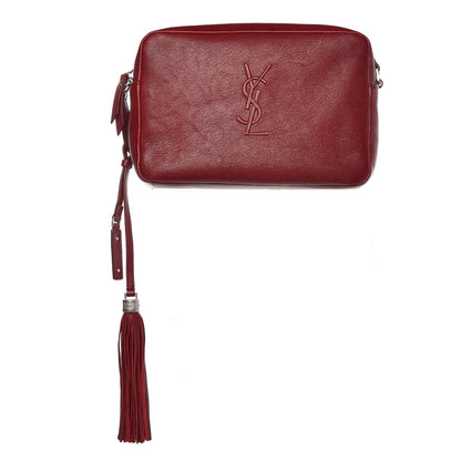 Saint Laurent Lambskin Monogram Small Lou Camera Bag Lipstick Red 1 of 6