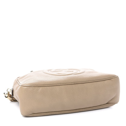 Gucci Pebbled Calfskin Small Soho Bowler Camelia 4 of 10