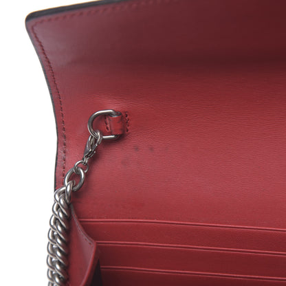 Gucci GG Supreme Monogram Mini Dionysus Chain Wallet Beige Vulcanic Red 10 of 13