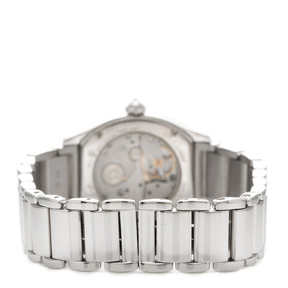 Cartier 18K White Gold Diamond Bezel 28mm Tortue Francaise Manual Winding Watch 3 of 5
