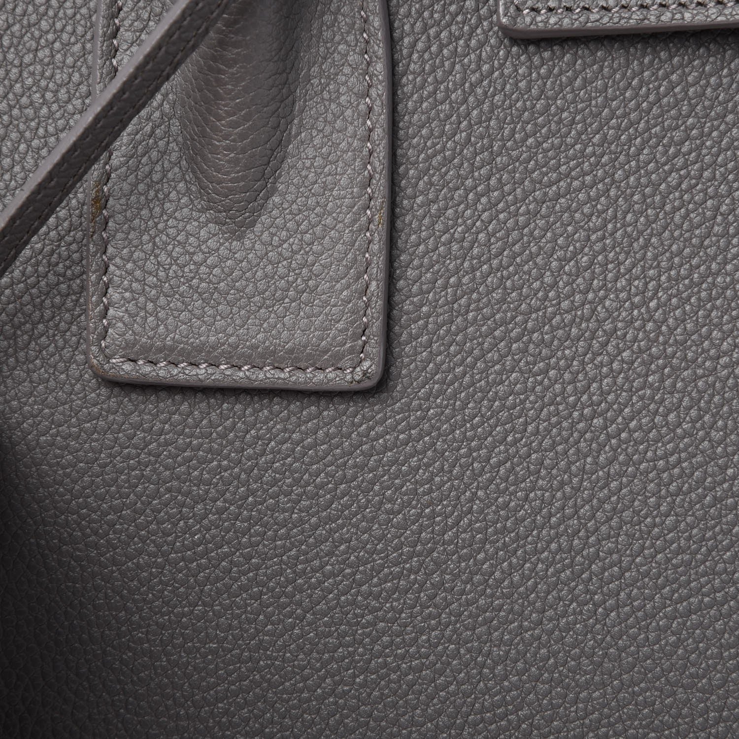 Saint Laurent Grained Calfskin Small Sac De Jour Fog 9 of 16