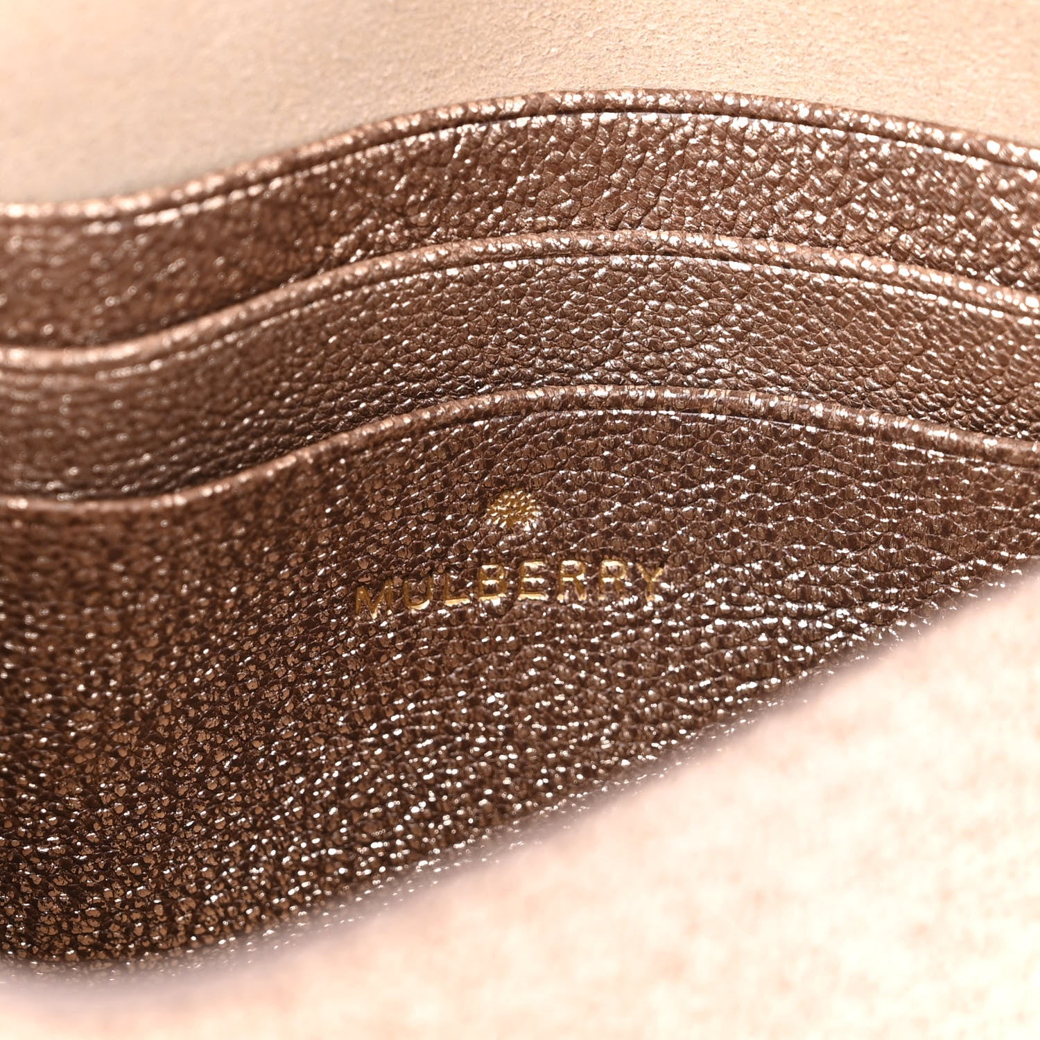 Mulberry Metallic Goatskin Mini Lily Mushroom 6 of 9