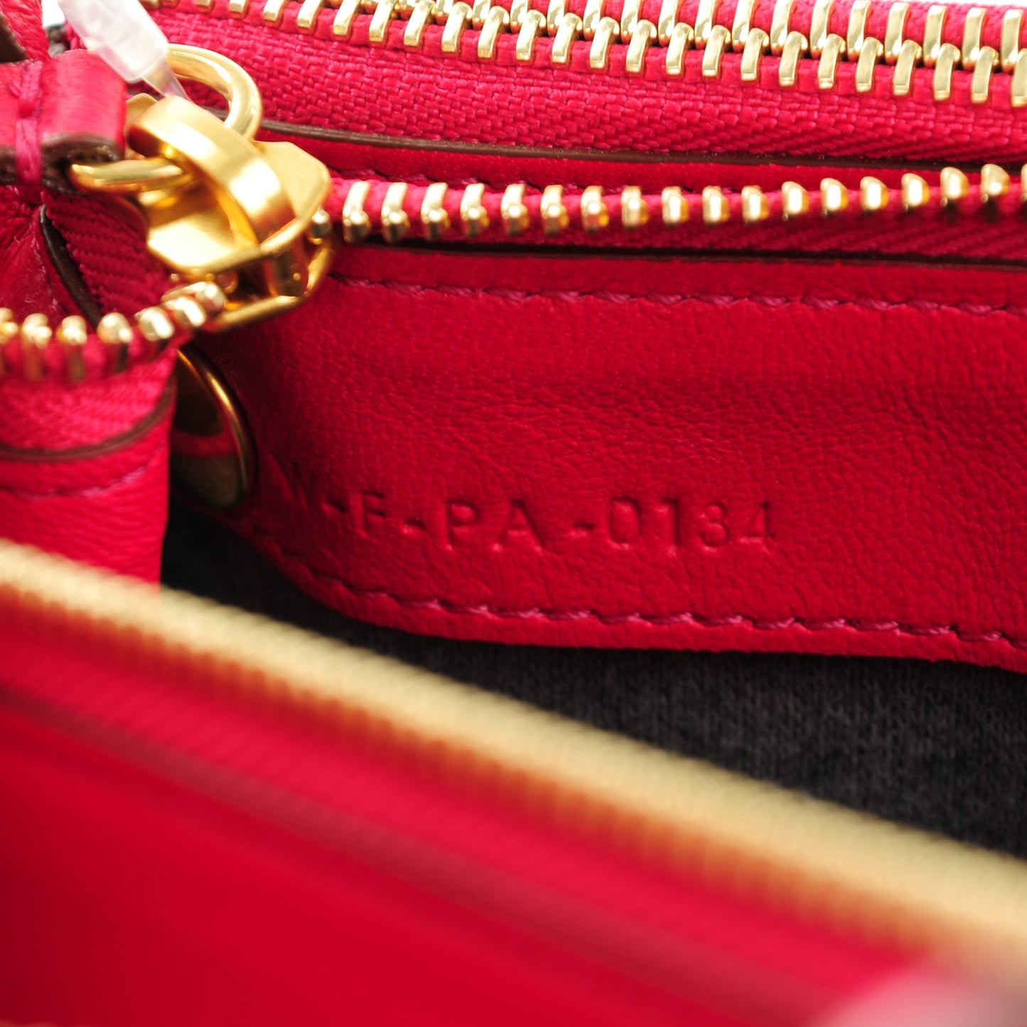Lambskin Large Trio Crossbody Bag Fuchsia