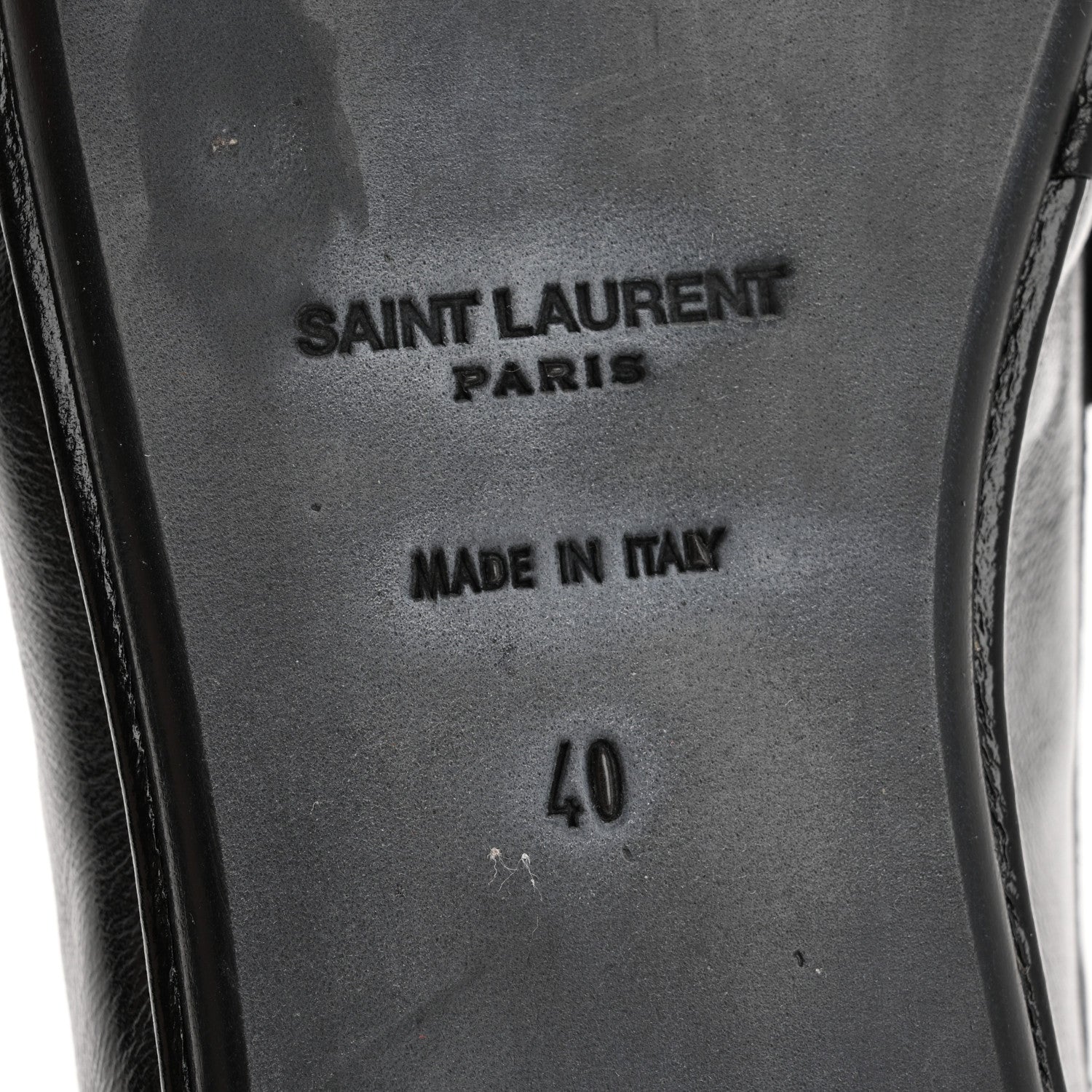 Saint Laurent Calfskin Le Loafer Foldable Mens Penny Slippers 40 Black 7 of 10