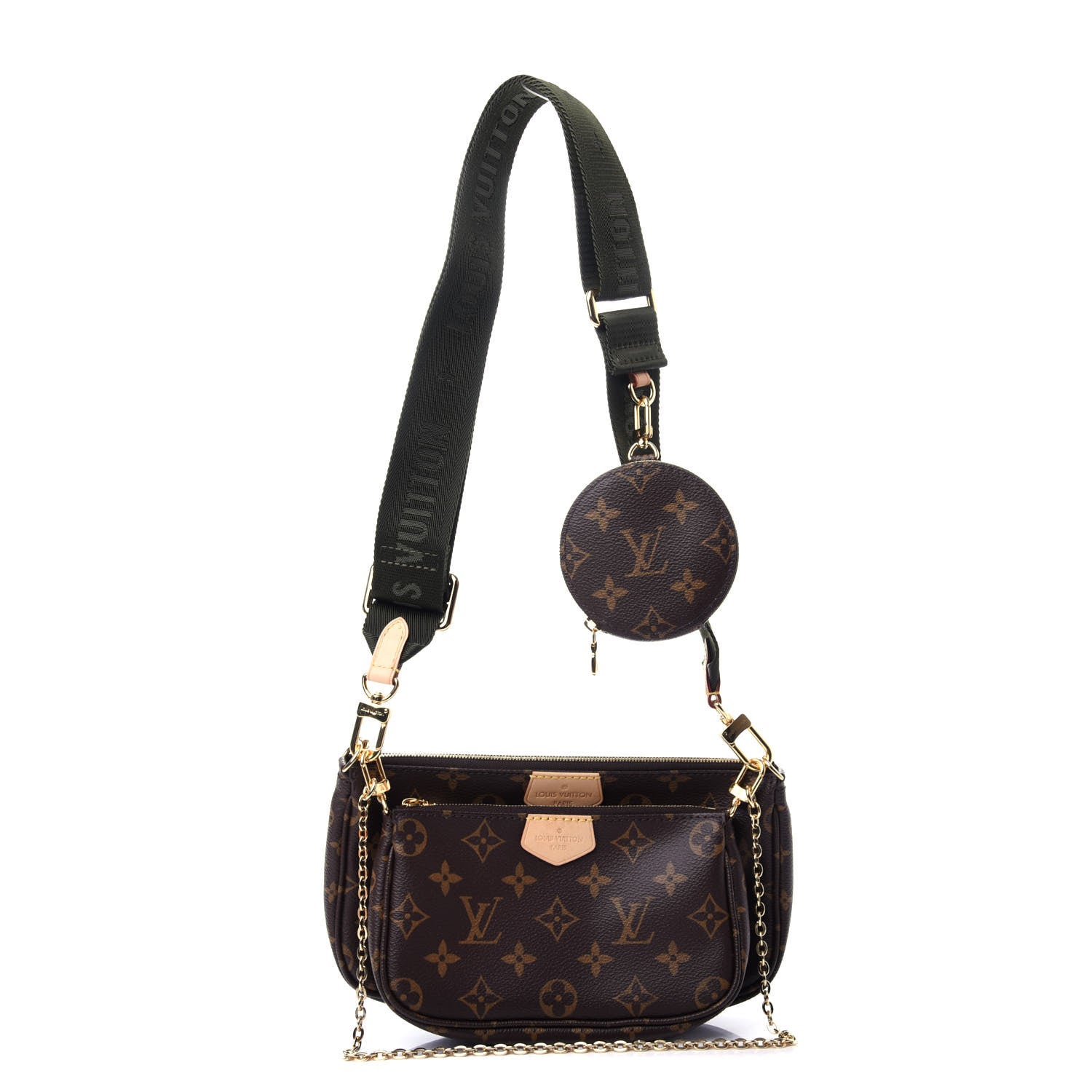 Louis Vuitton Monogram Multi Pochette Accessories Kaki 1 of 12