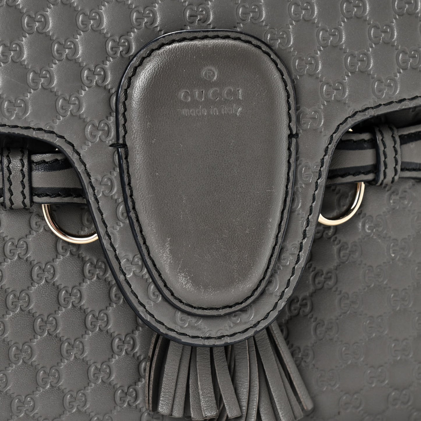 Soft Microguccissima Medium Emily Chain Shoulder Bag Loess