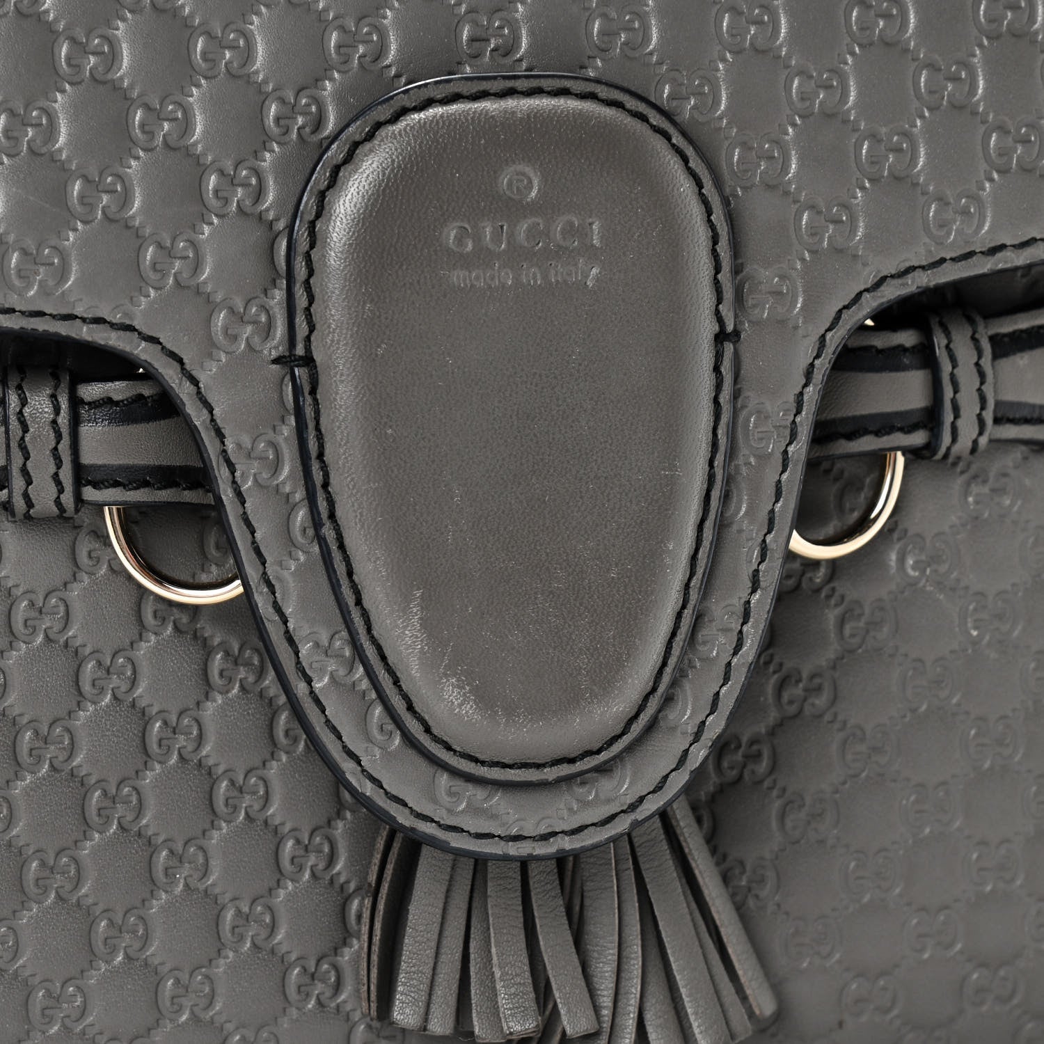 Gucci Soft Microguccissima Medium Emily Chain Shoulder Bag Loess 10 of 10