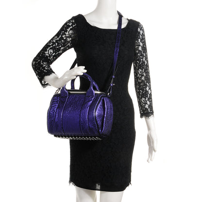 Alexander Wang Pebbled Lambskin Rockie Nile with Silver Hardware 2 of 6