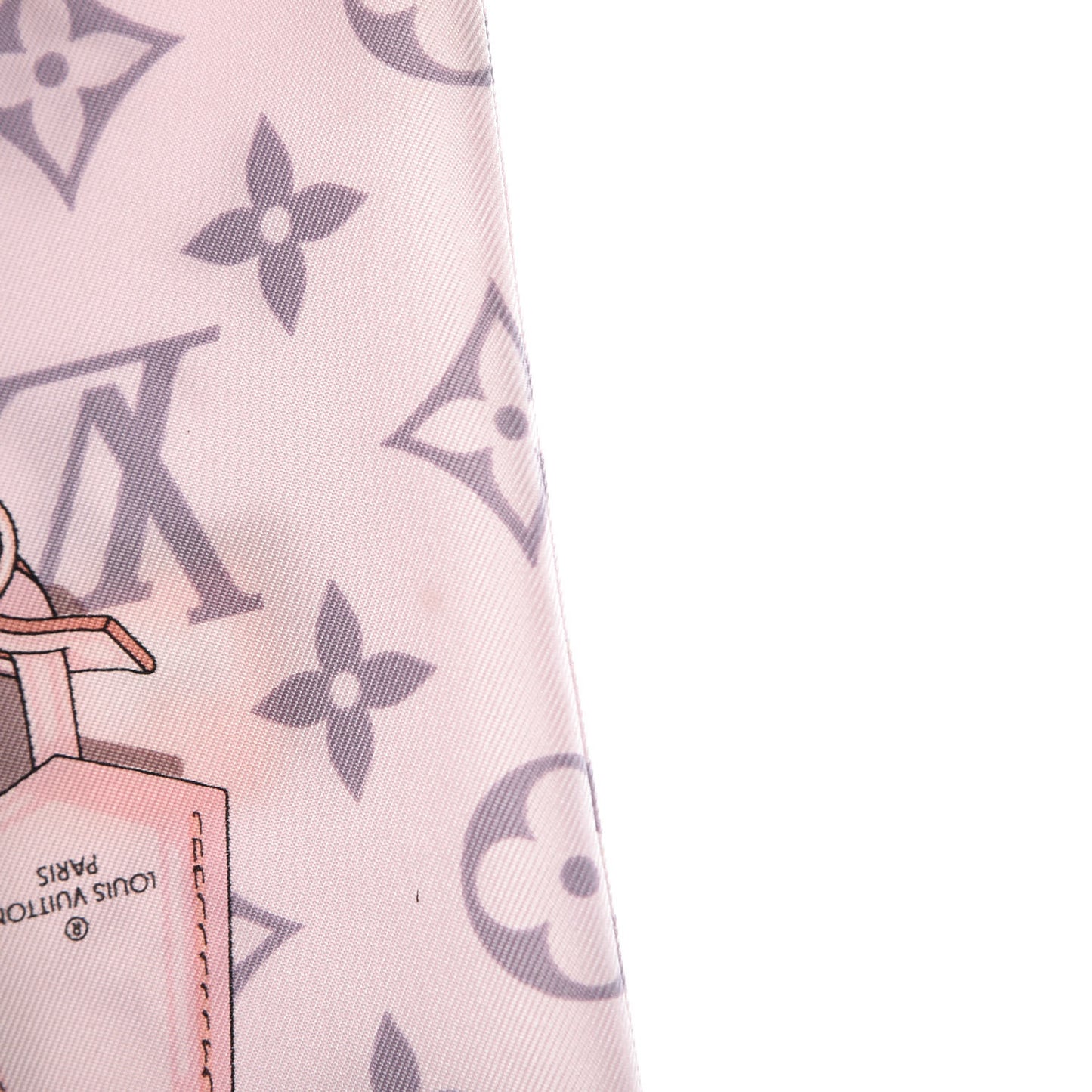 Silk Monogram Confidential Bandeau Light Pink