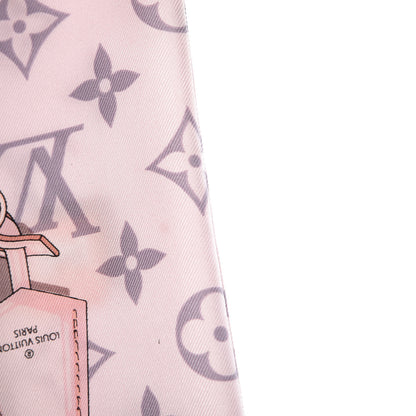 Louis Vuitton Silk Monogram Confidential Bandeau Light Pink 8 of 8