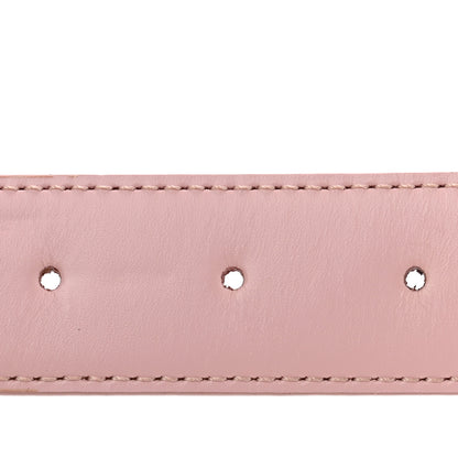 Louis Vuitton Damier Azur 30mm LV Initiales Reversible Belt 85 34 Pink 6 of 10