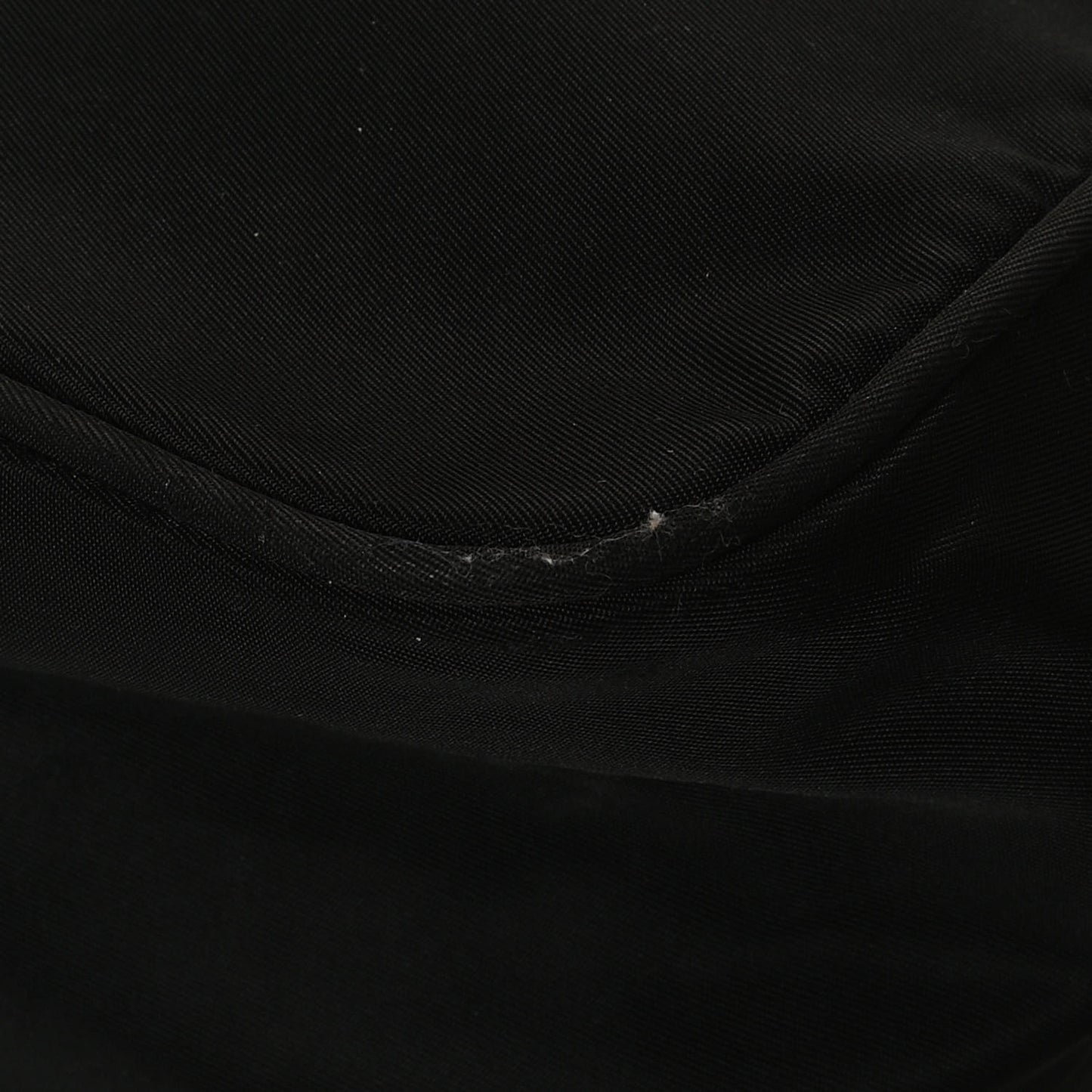 Nylon Tessuto Messenger Bag Black
