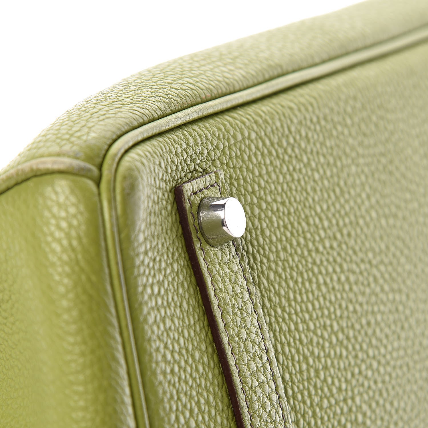 Hermes Togo Birkin 35 Vert Anis 7 of 53