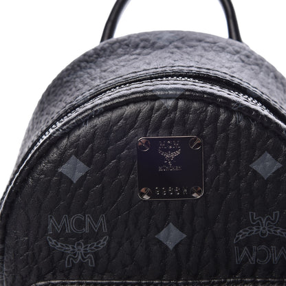 MCM Visetos Studded X-Mini Bebe Boo Backpack Black 10 of 10