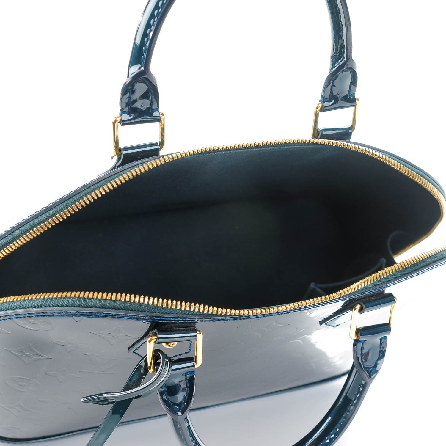 Louis Vuitton Vernis Alma PM Blue Nuit 5 of 7